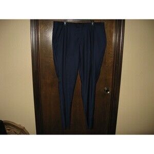Mens Demantie Tailored Fit Trousers Slacks Pants Blue Size 44  NWOT